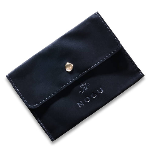 NOGU | Pochette de voyage en micro-suède noir